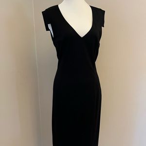 BEBE V Neck Midi Dress